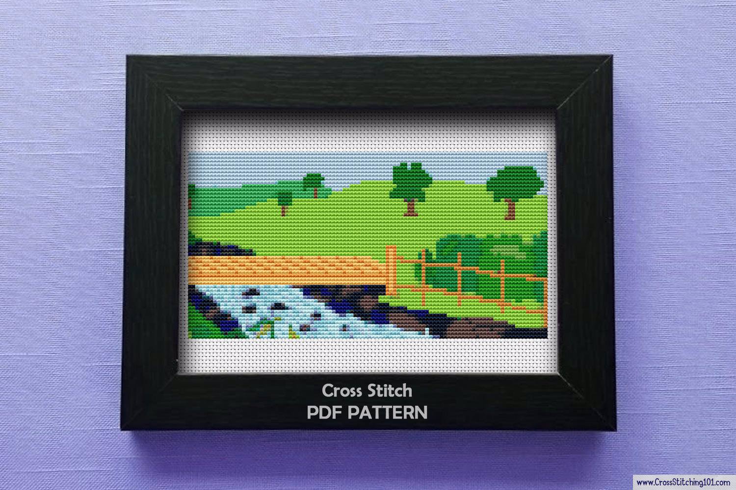 Park CrossStitch Design