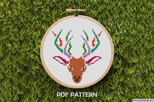 Stag Cross Stitch Pattern