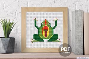 Frog Cross Stitch Pattern