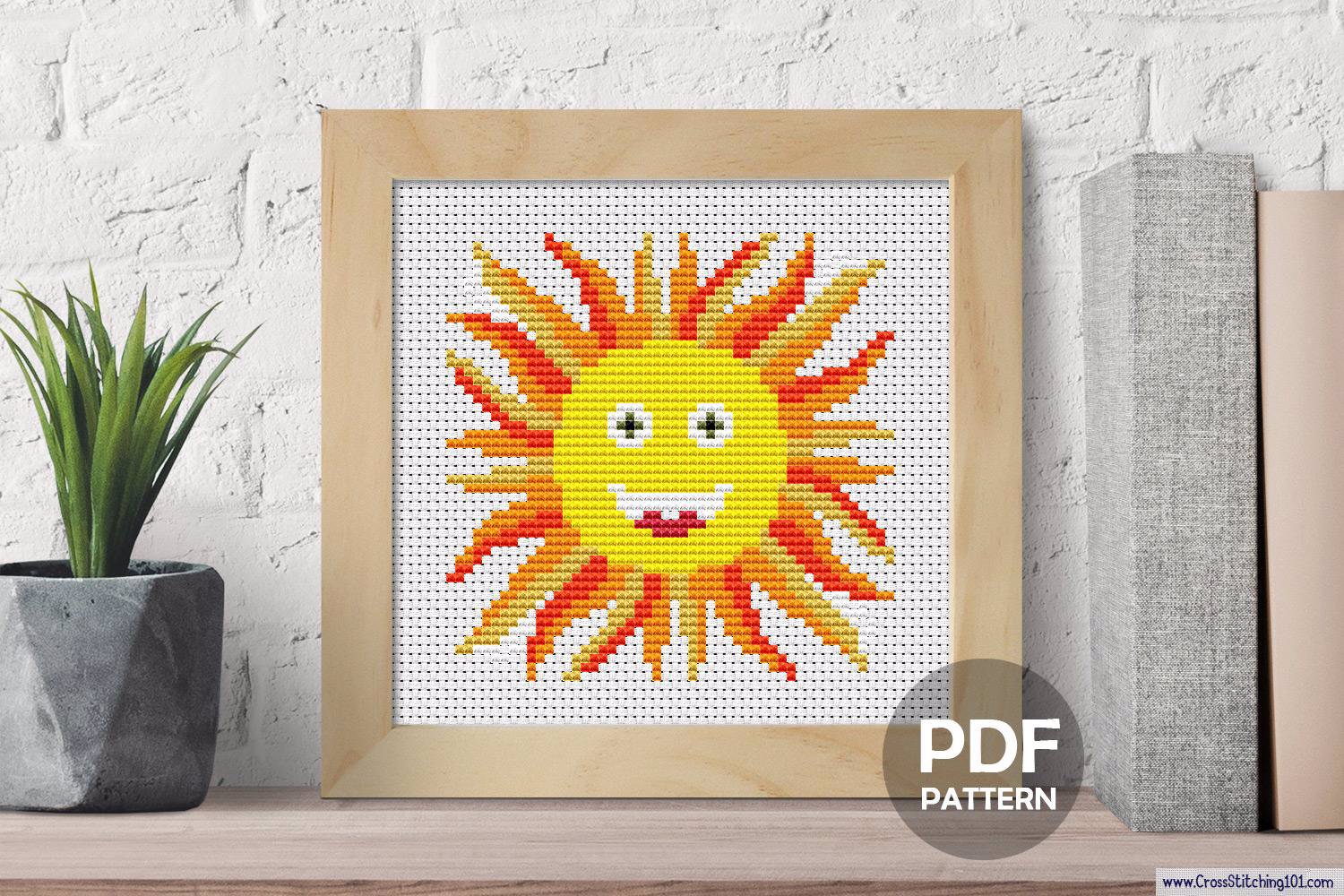 Sun CrossStitch Pattern