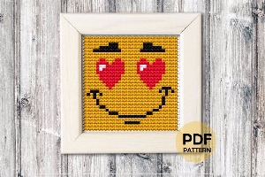 Emoji Cross Stitch Pattern