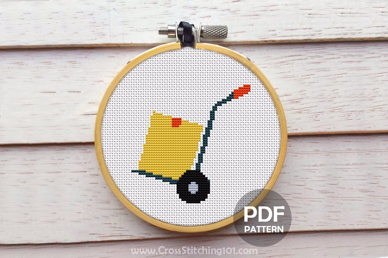 Hand Cart CrossStitch Pattern