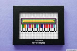 Piano Cross Stitch Pattern