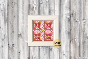 Coaster Pattern Cross Stitch Pattern