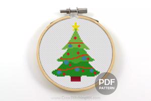 Christmas Tree Cross Stitch Design