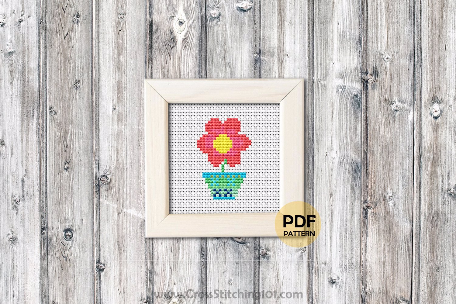 Flower Petal CrossStitch Design