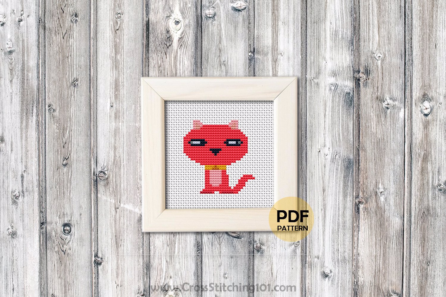 Cute Kitten CrossStitch Pattern