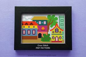 Colony of Color Cross Stitch Design