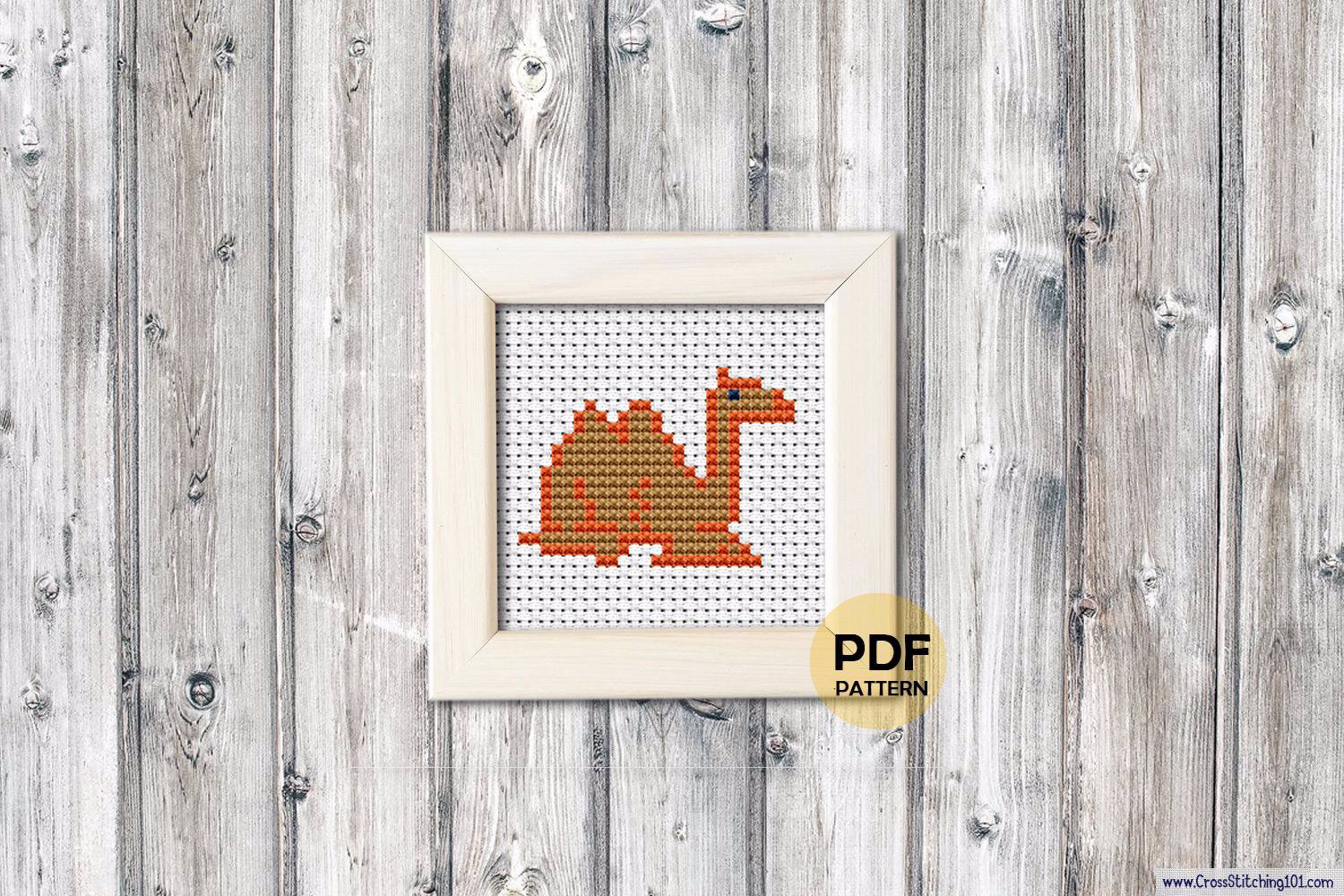 Camel Cross Stitch Design