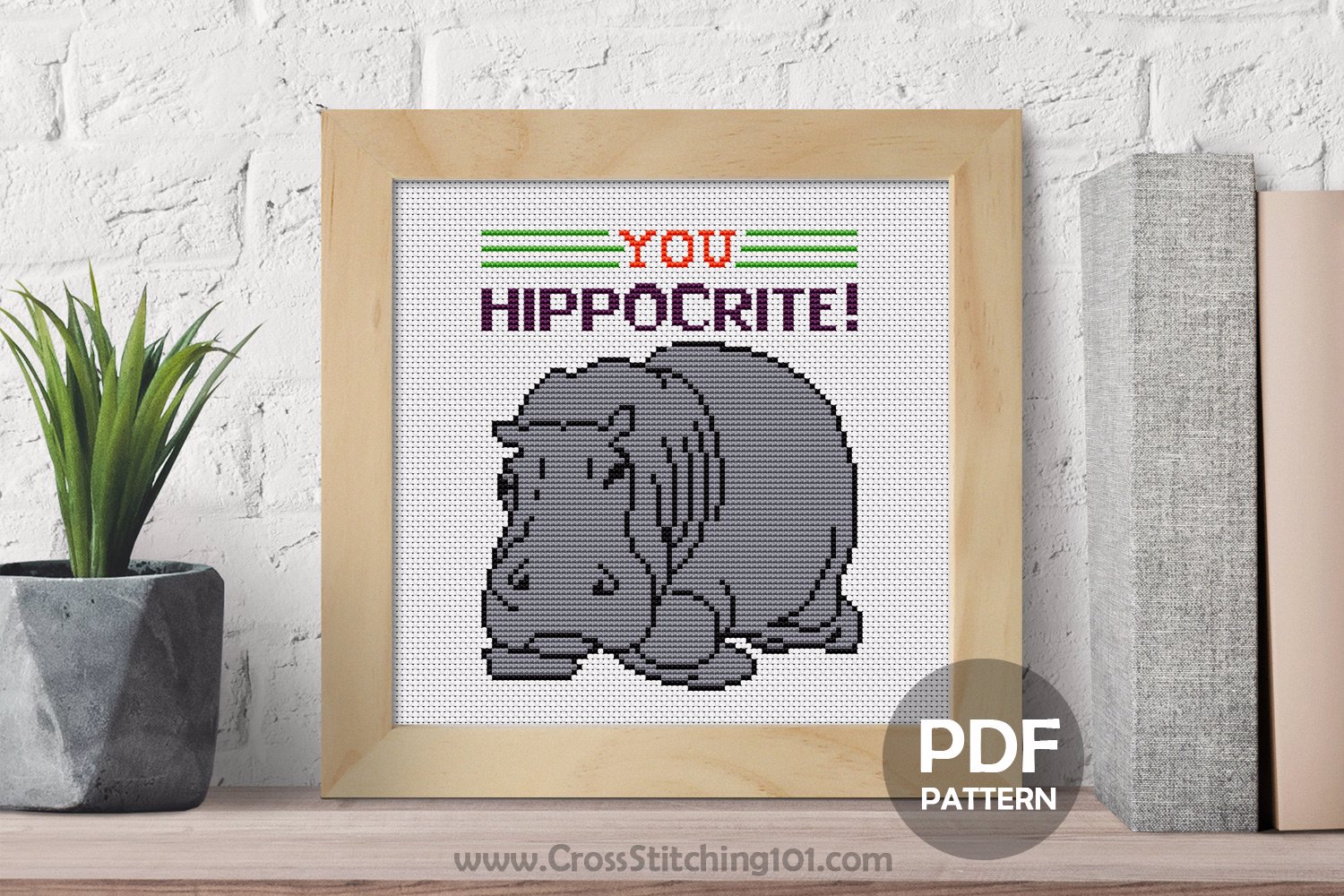 You Hippocrite! CrossStitch Design