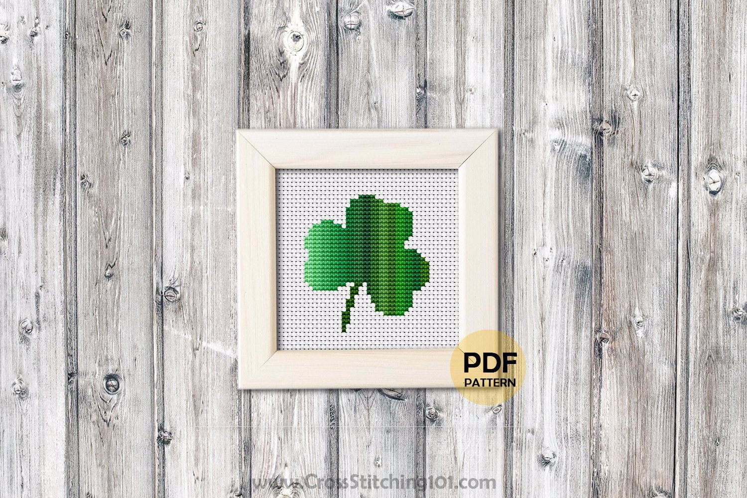 Happy st patricks day Cross Stitch Design