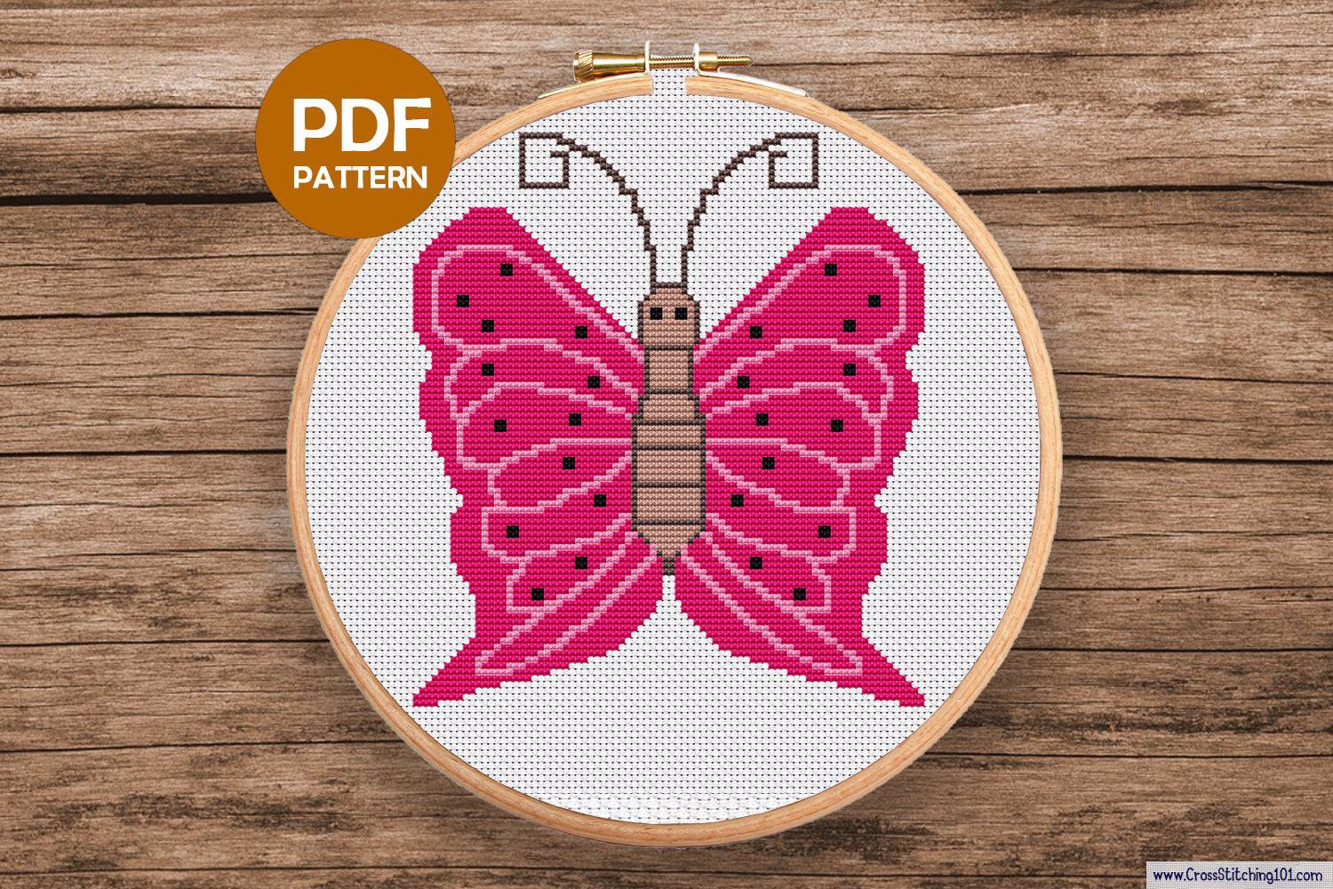 Butterfly Cross Stitch Pattern