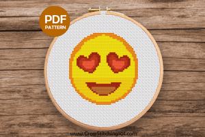 Smiling Face CrossStitch Design