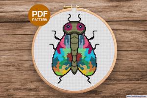 Bee Cross Stitch Design