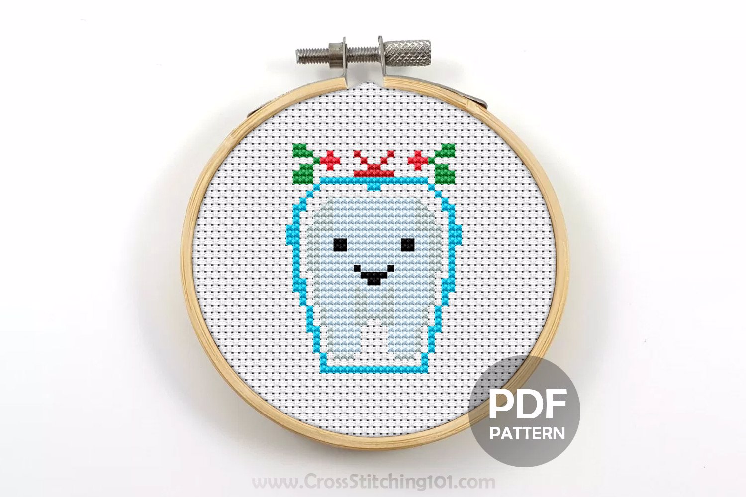 Cartoon Tooth Cross Stitch PDF