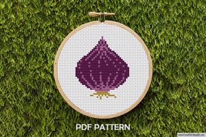 Onion Cross Stitch Pattern