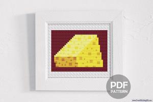 Cheese Cross Stitch Chart