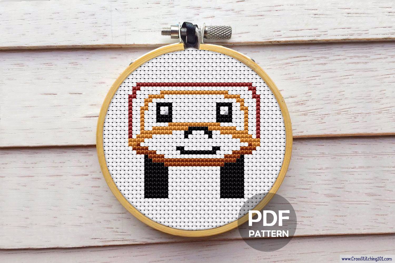 Cartoon Car Cross Stitch Design