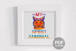 My Spirit Animal Cross Stitch PDF